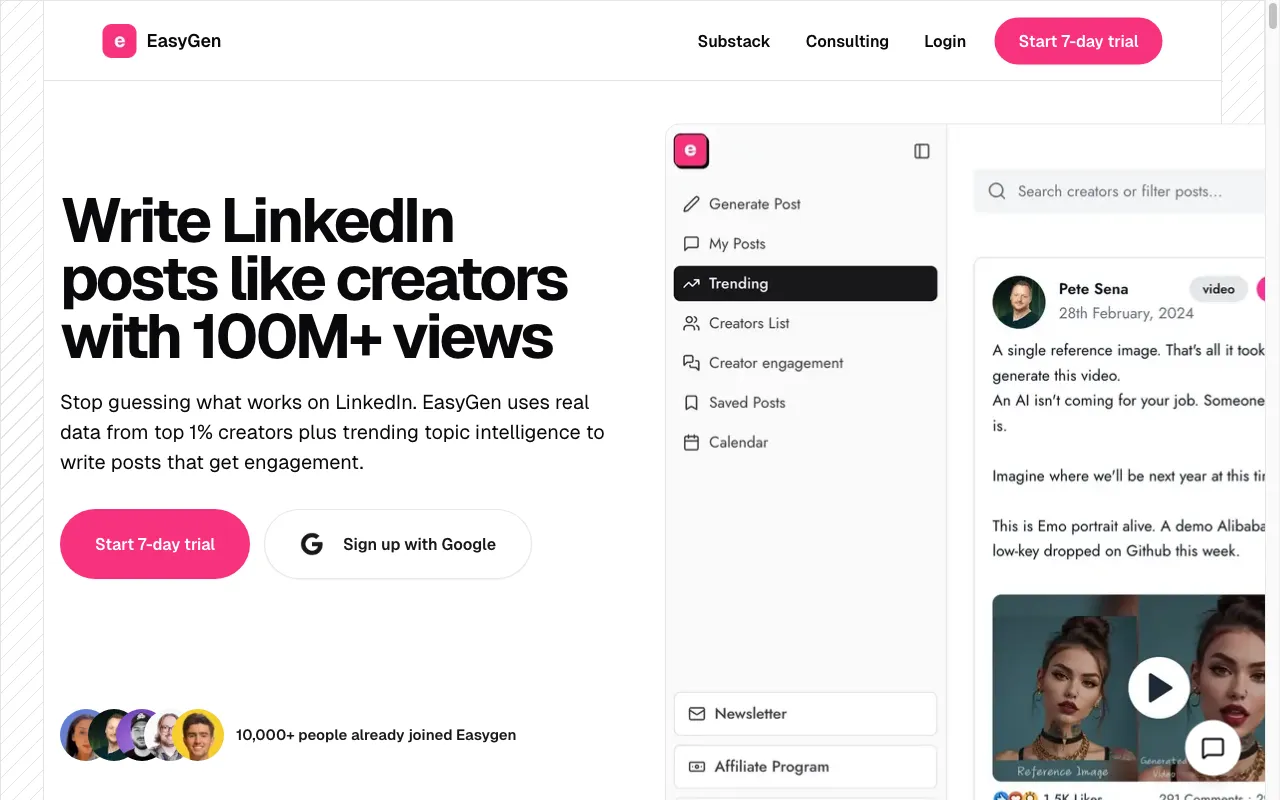 EasyGen — preview screenshot