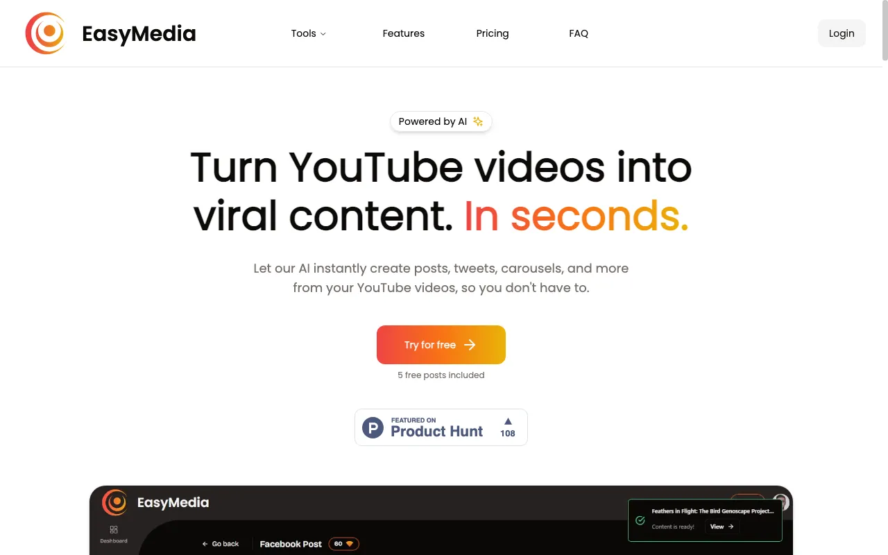 EasyMedia — preview screenshot