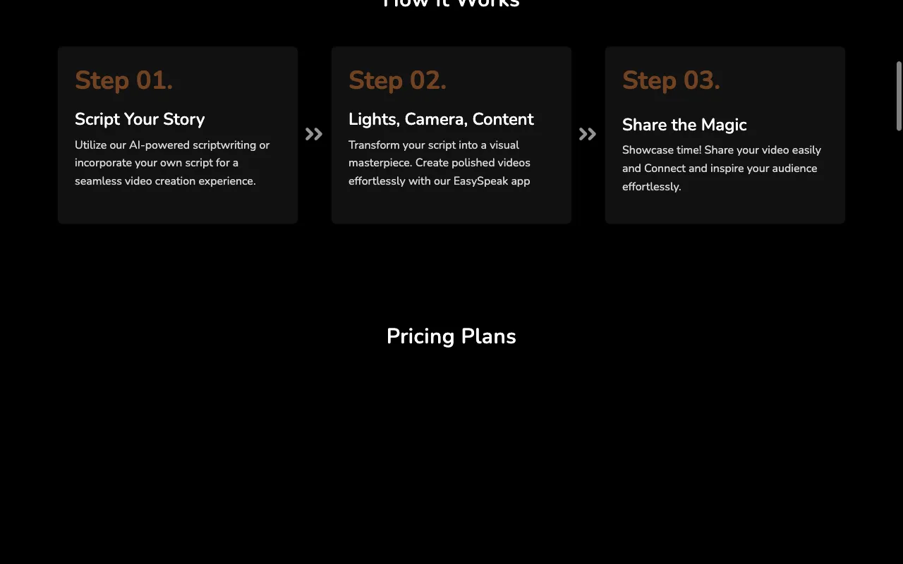 EasySpeak — pricing page