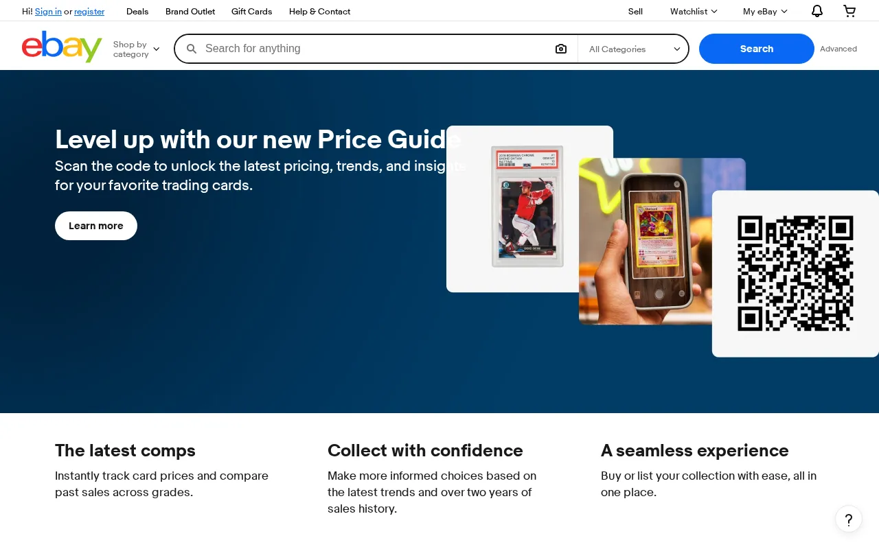 Ebay — pricing page