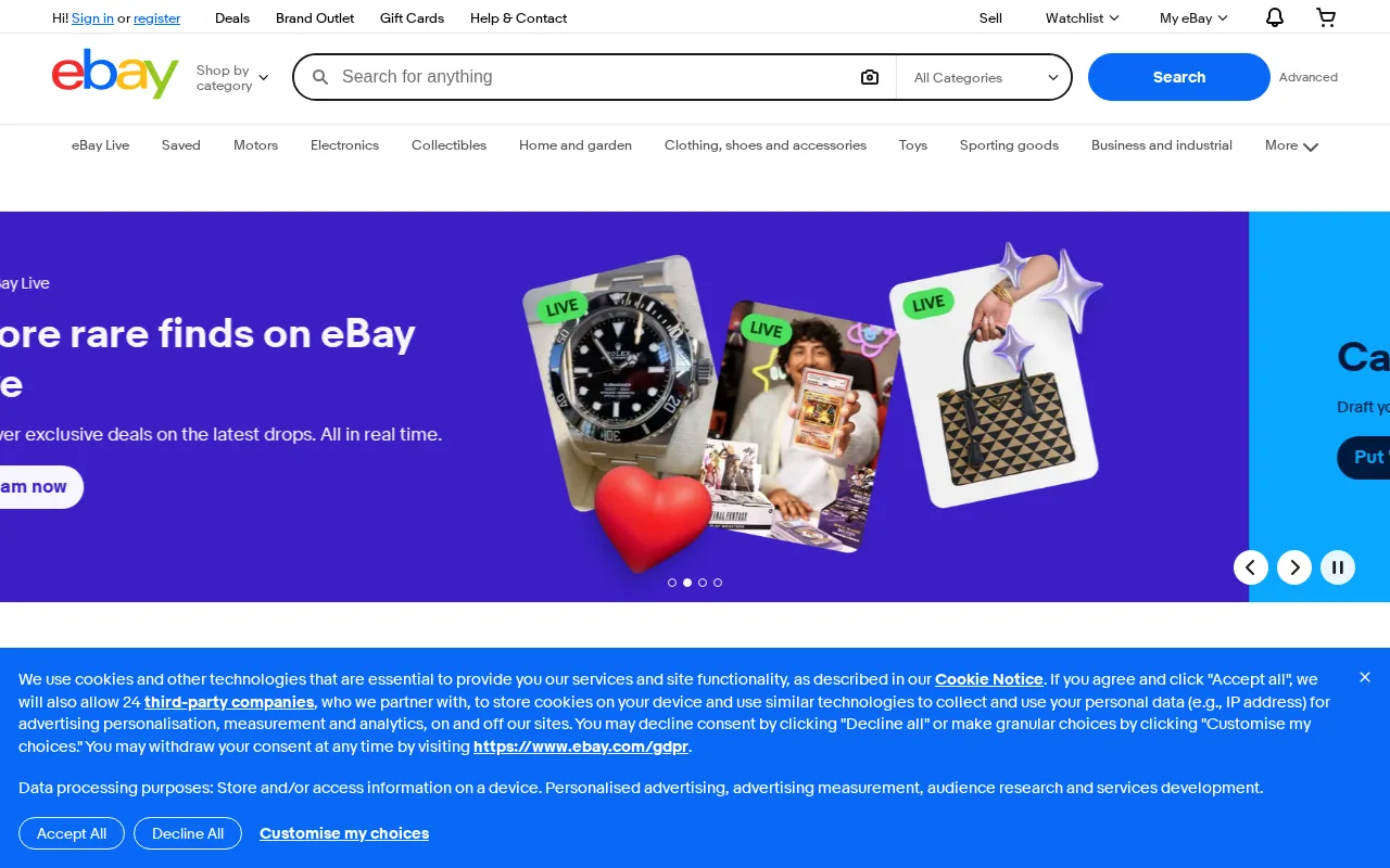 Ebay — preview screenshot