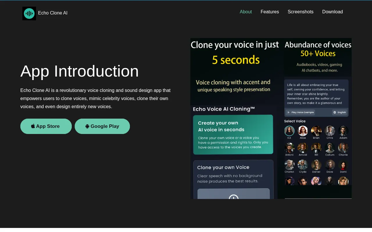 Echo Clone AI — preview screenshot