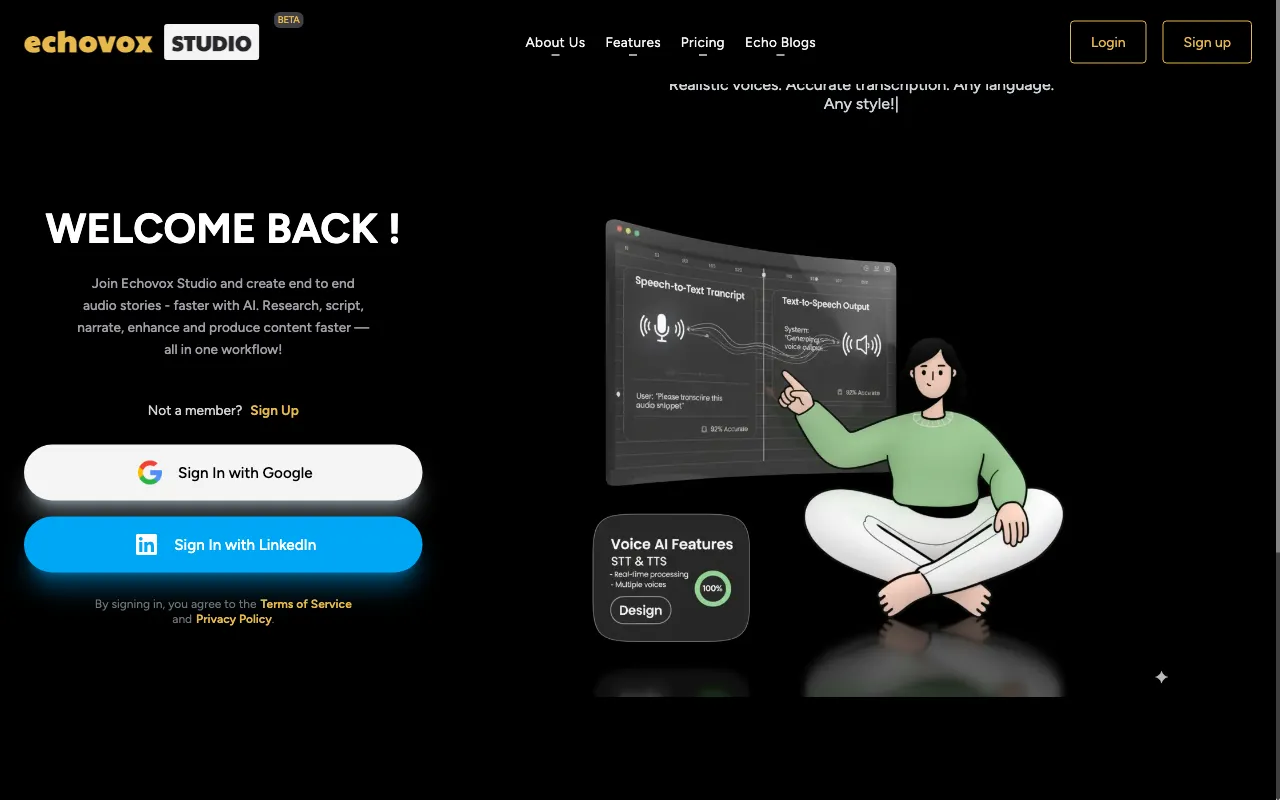 Echovox Studio — preview screenshot