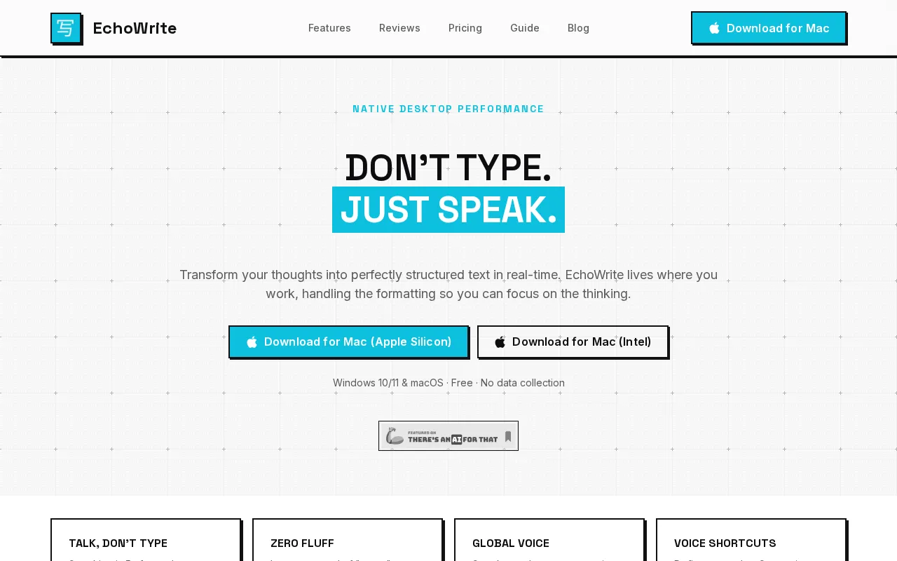 EchoWrite — preview screenshot