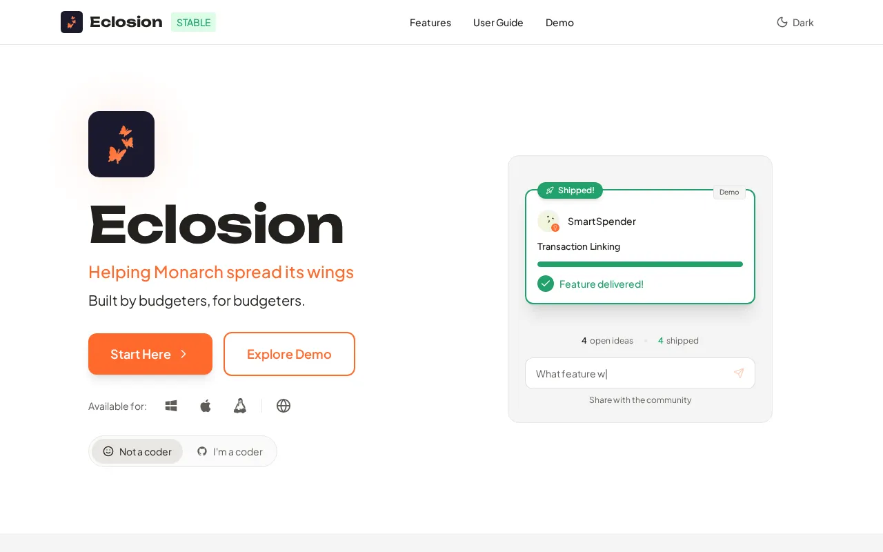 Eclosion — preview screenshot