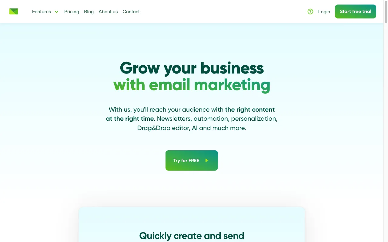 Ecomail — preview screenshot