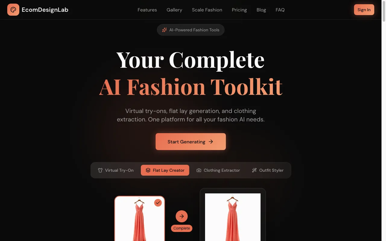 Ecomdesignlab.ai — preview screenshot