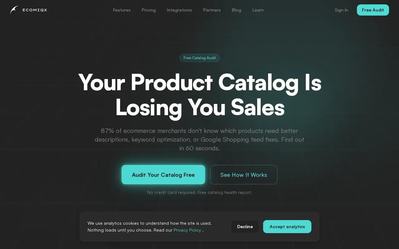 EcomIQX — preview screenshot