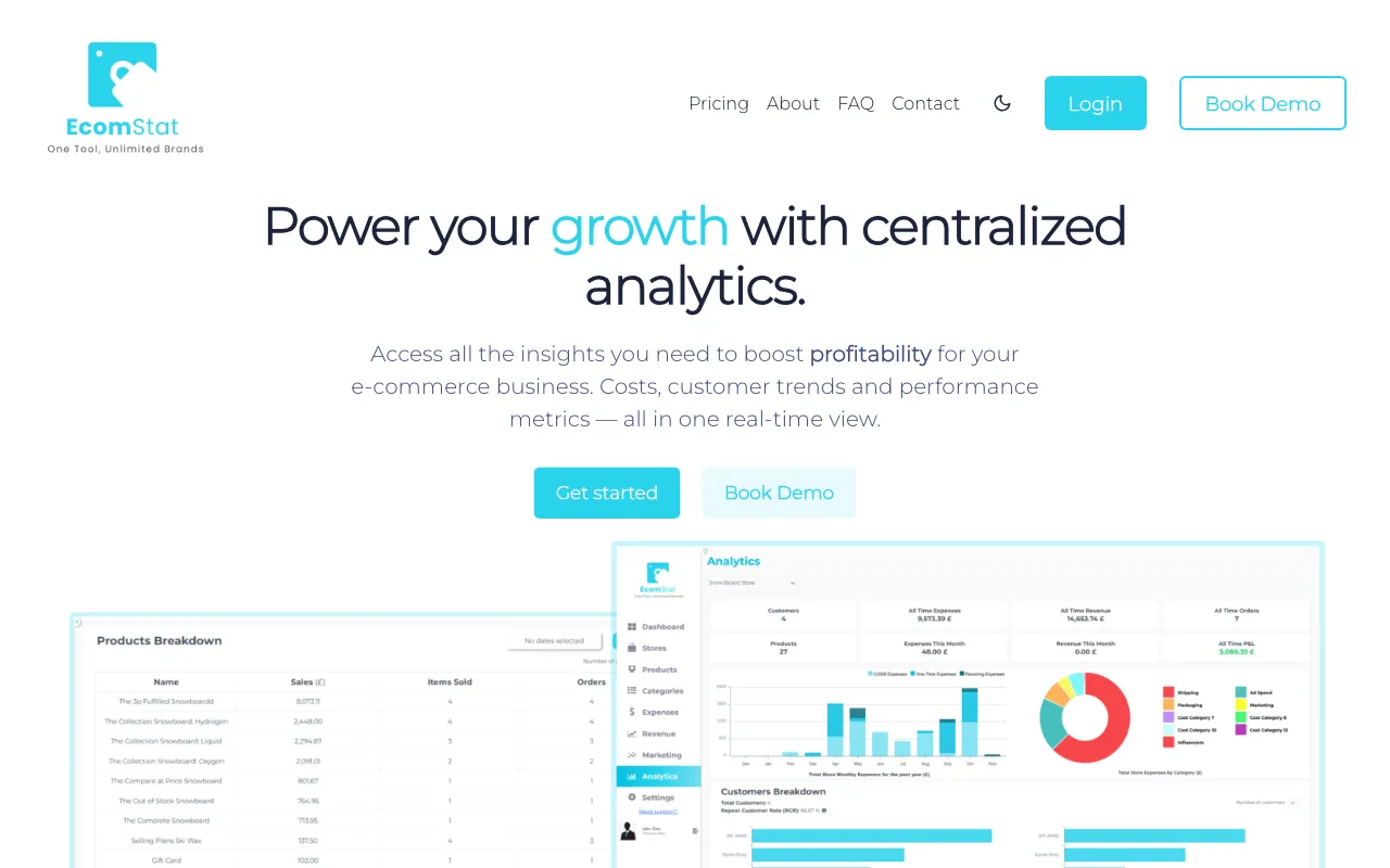 EcomStat — preview screenshot