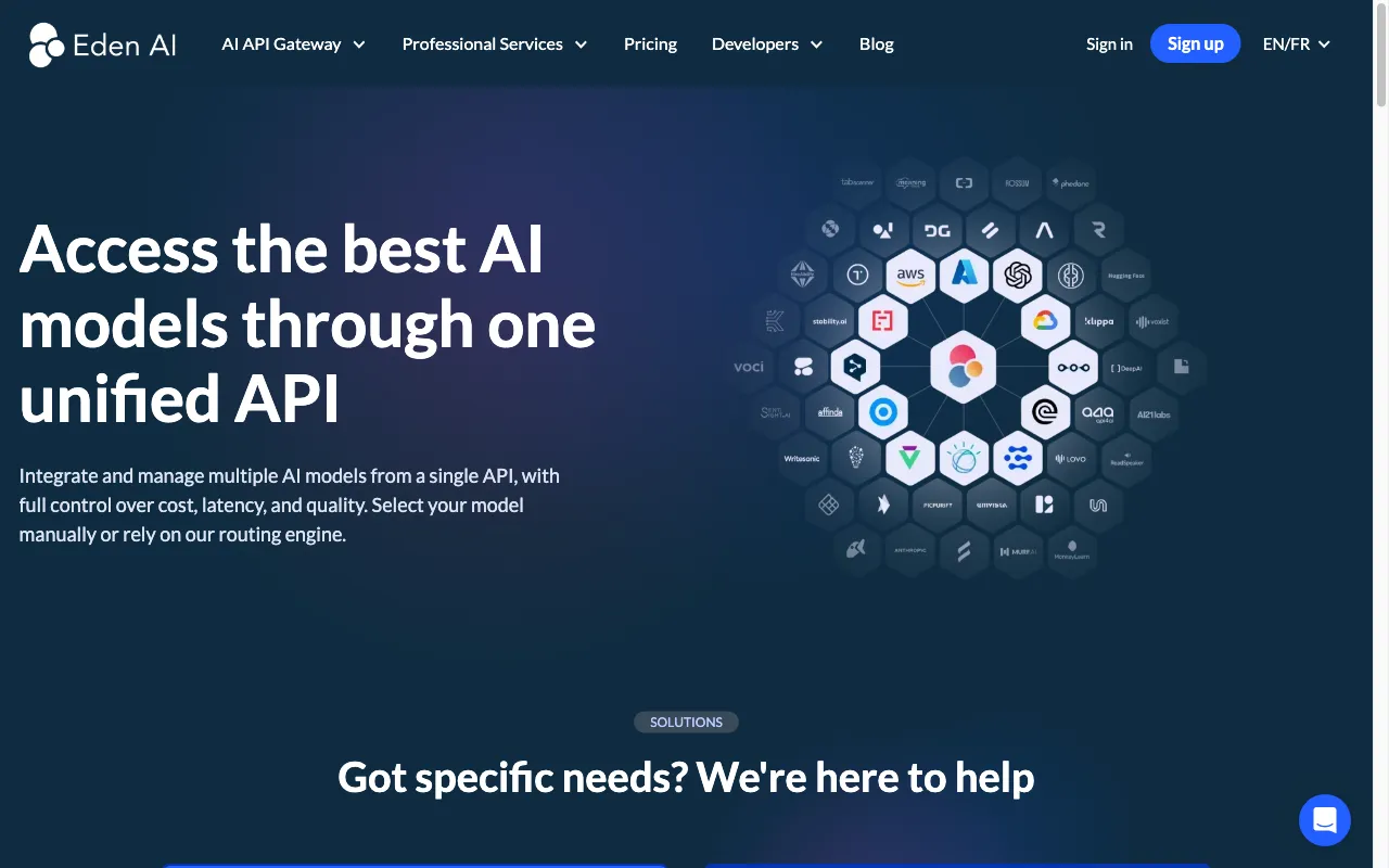 Eden AI — preview screenshot