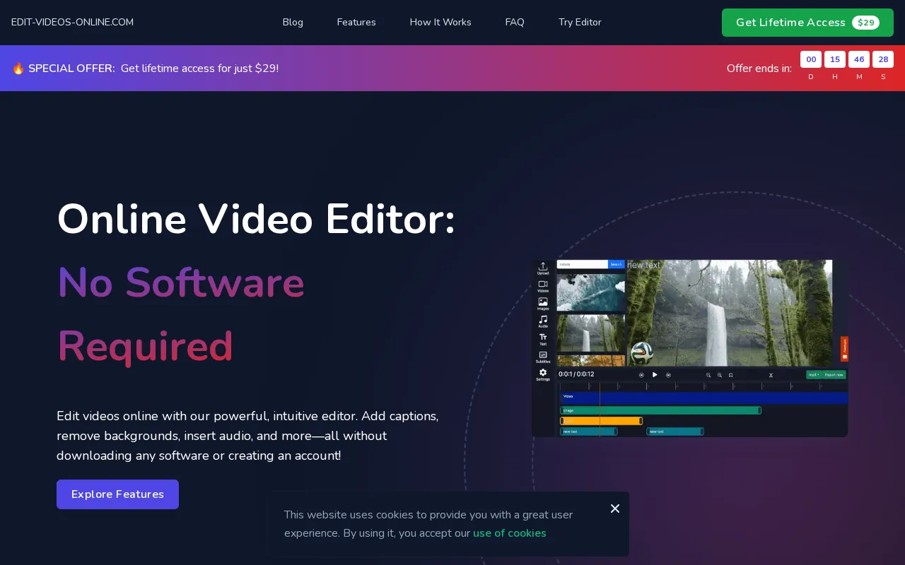 edit-videos-online.com — preview screenshot