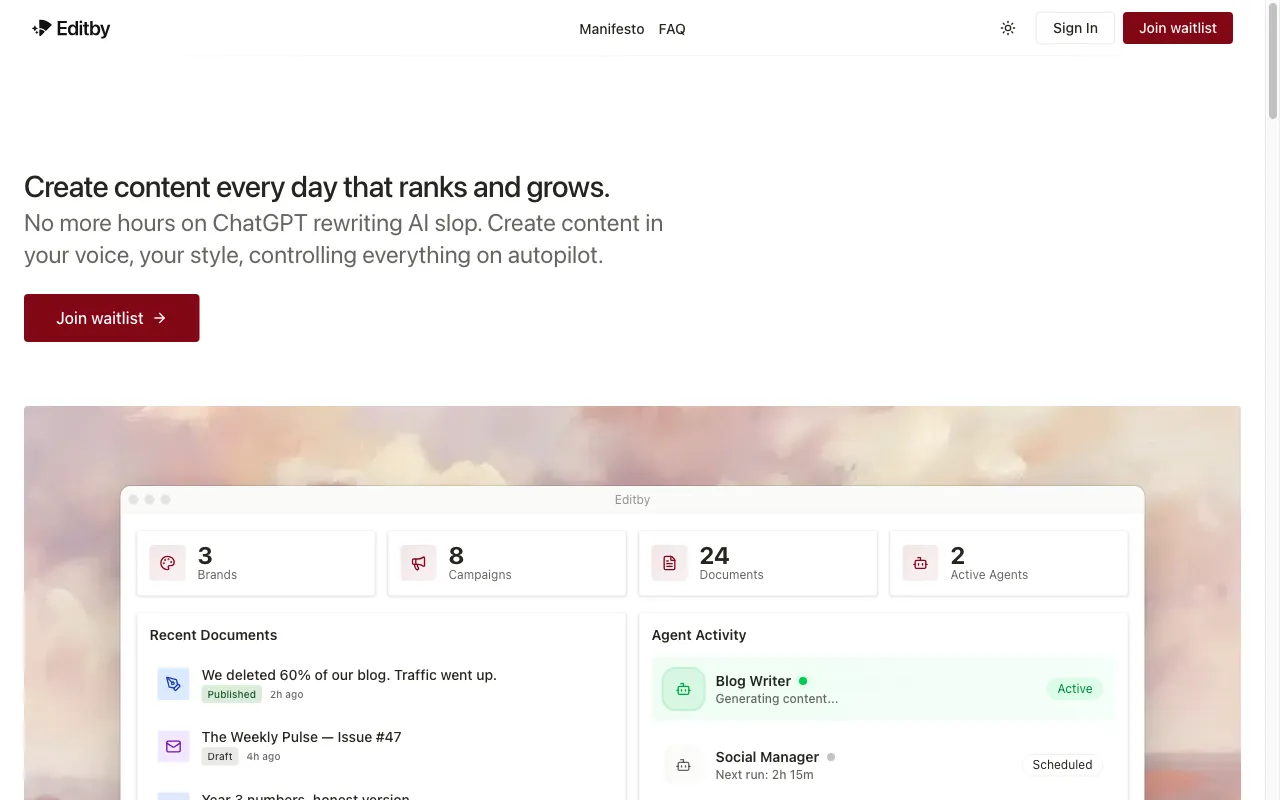Editby — preview screenshot