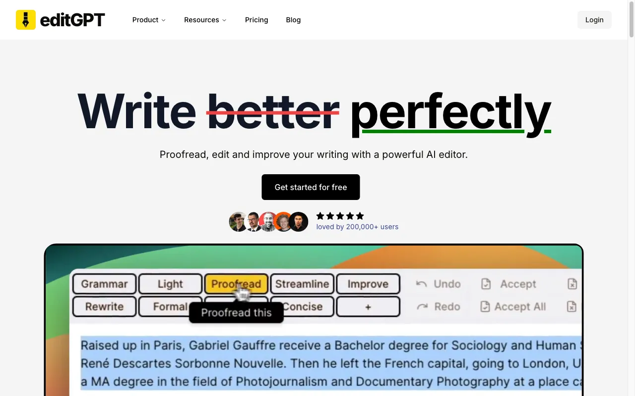 editGPT — preview screenshot