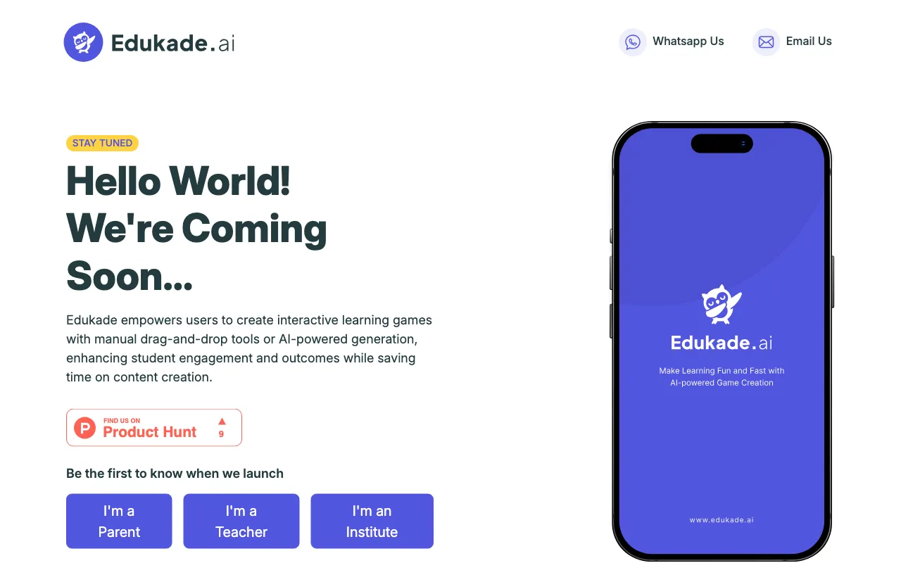 Edukade — preview screenshot