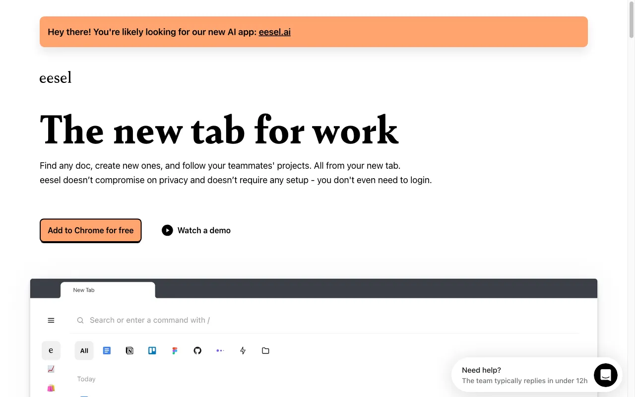 Eesel App — preview screenshot