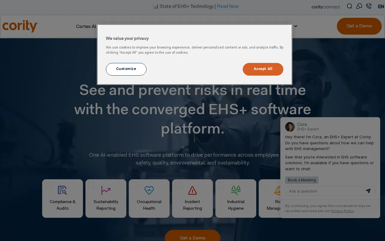 Cority — preview screenshot
