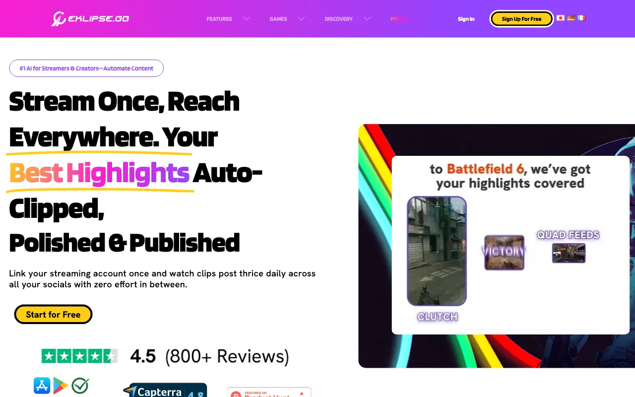 Eklipse.GG — preview screenshot