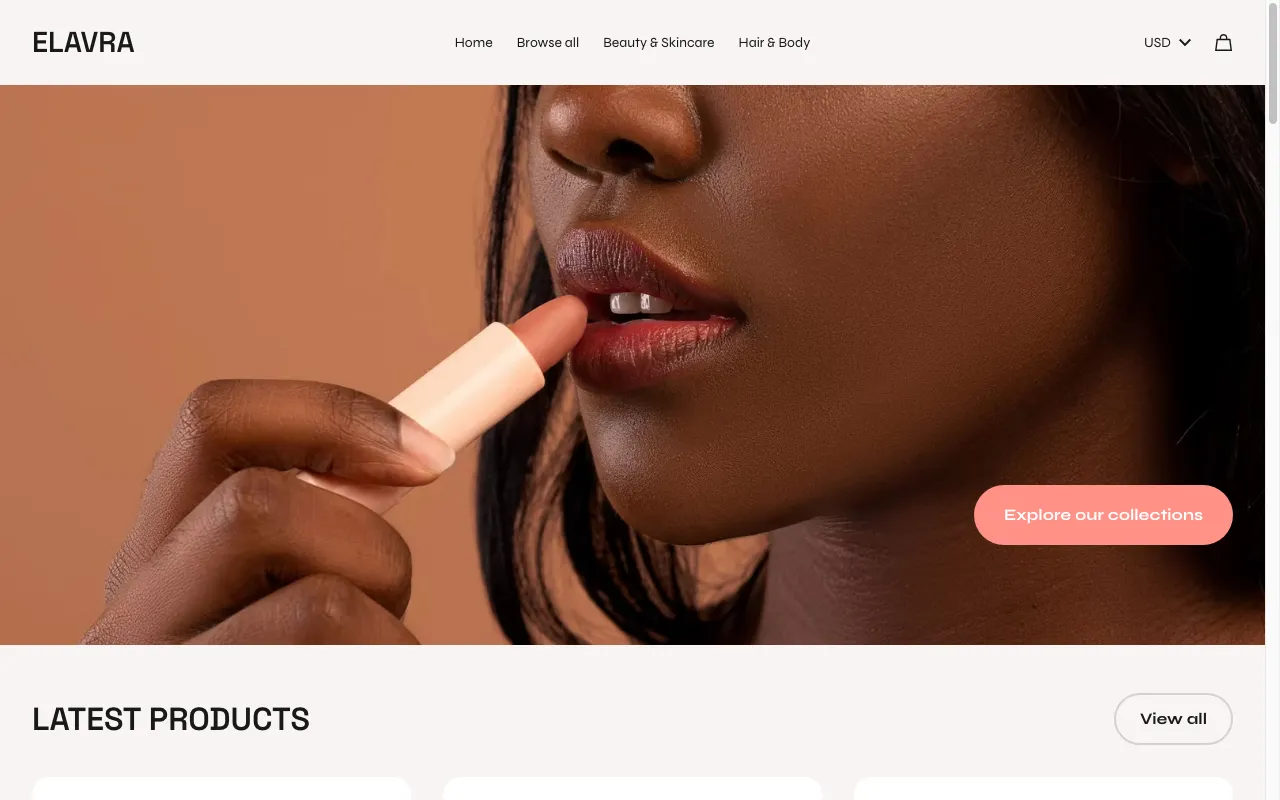 Elavra.com — preview screenshot
