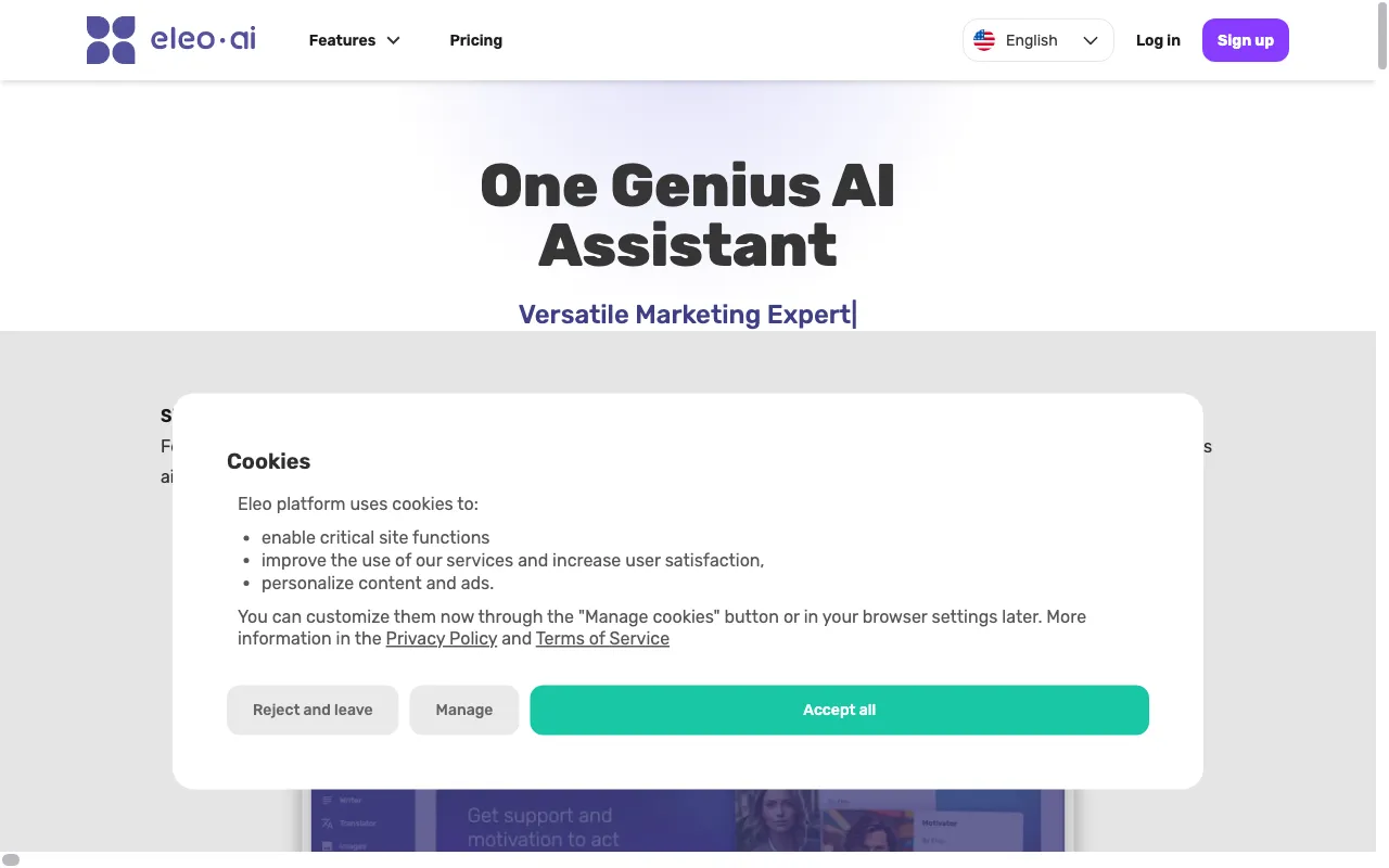 Eleo.ai — preview screenshot