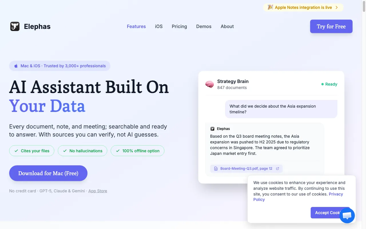Elephas — preview screenshot