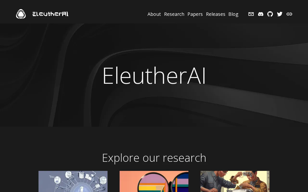 EleutherAI GPT-Neo — preview screenshot