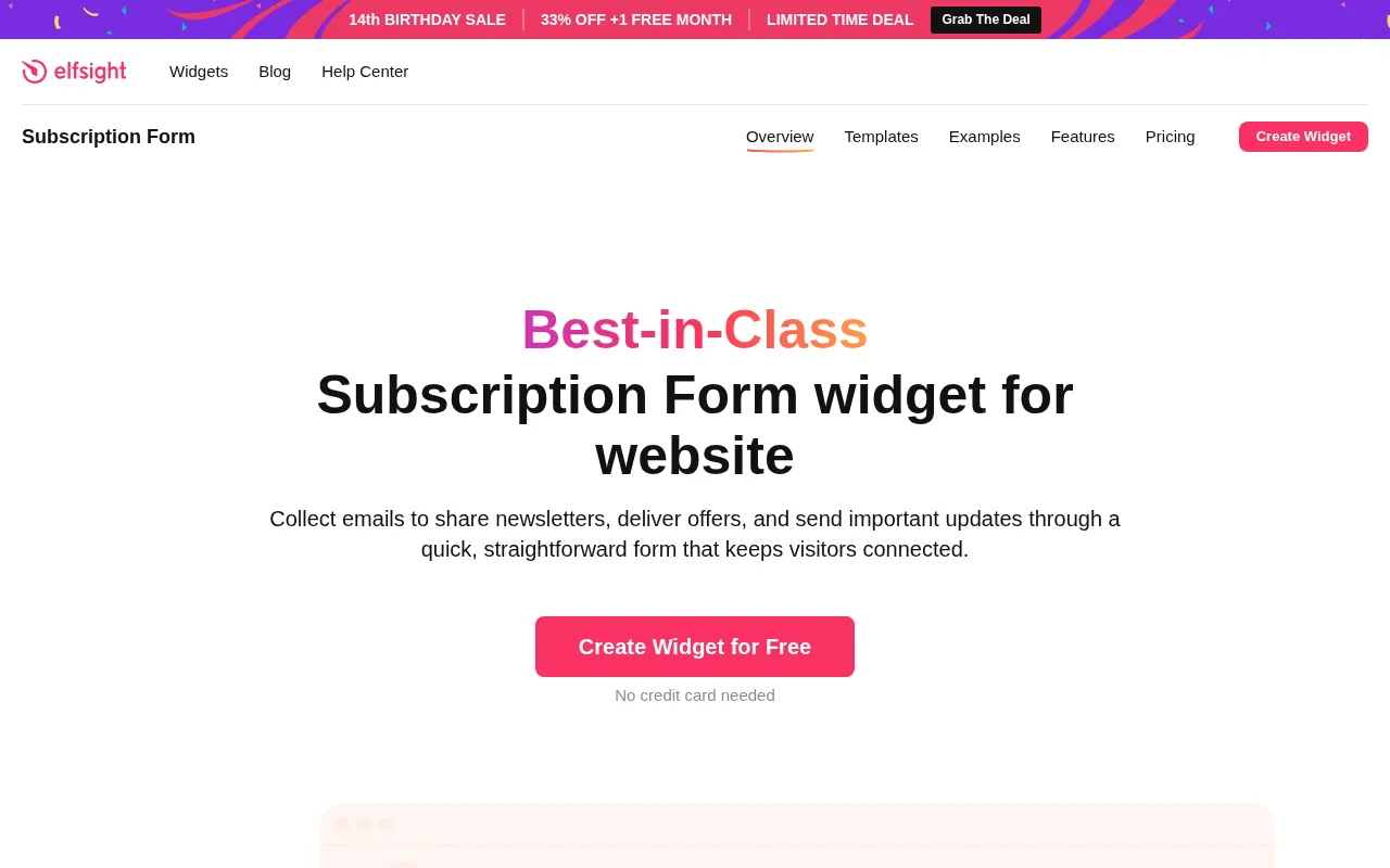 Elfsight — pricing page