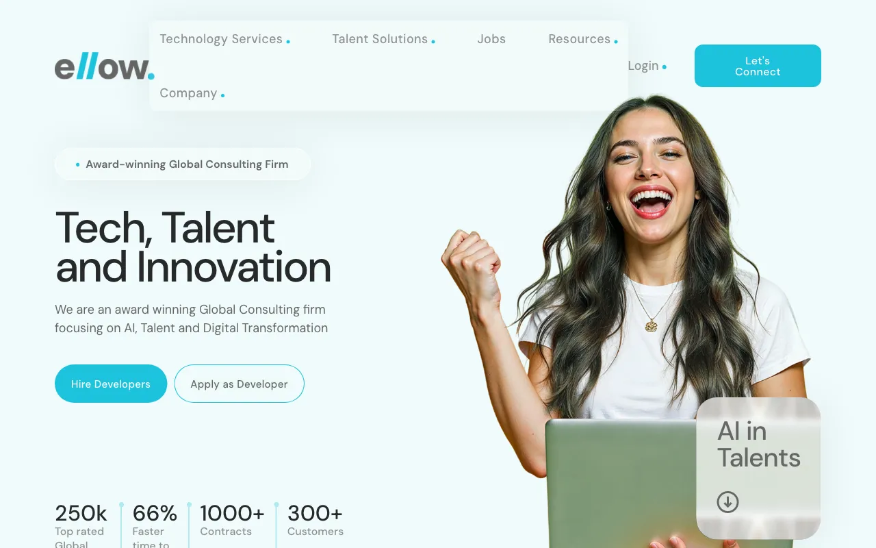 Hire Vetted Remote Developers & Programmer — preview screenshot