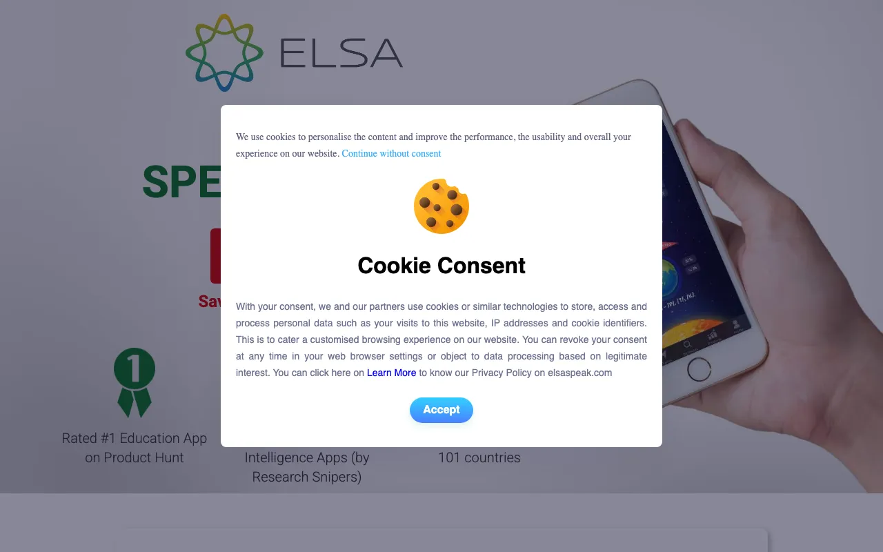 ELSA SPEAK — preview screenshot