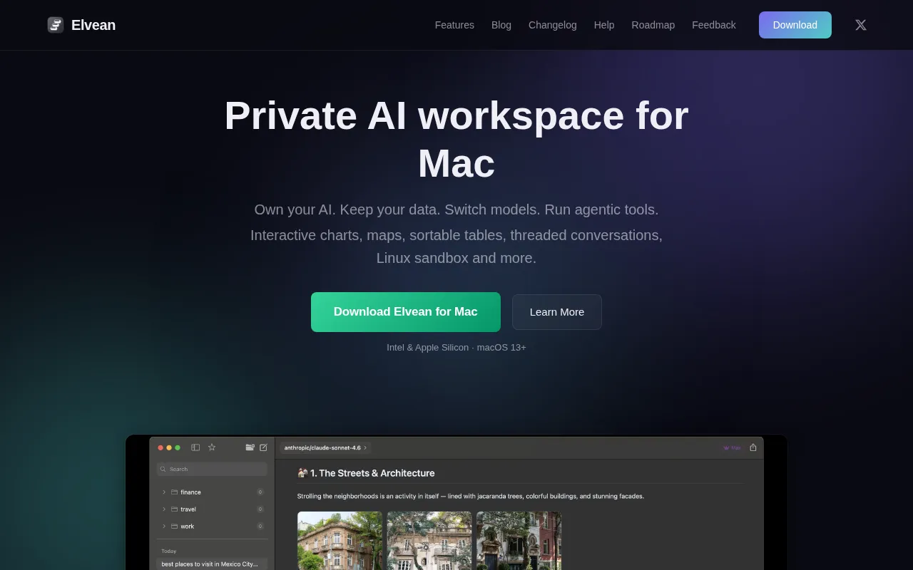 Elvean — preview screenshot