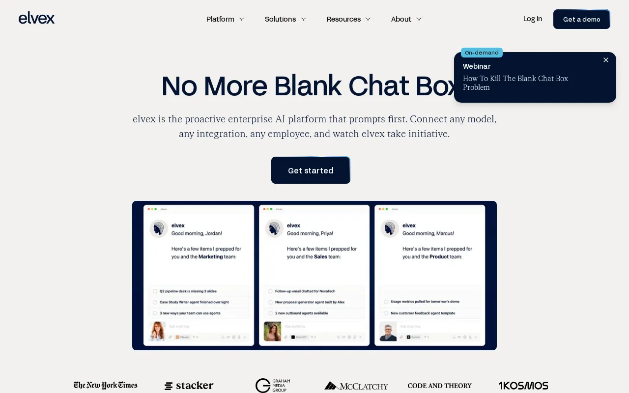elvex — preview screenshot