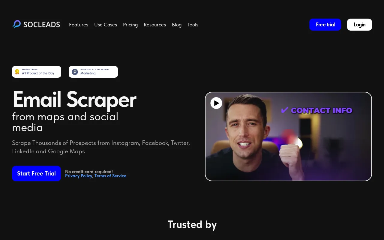 Email Scraper: The Best Online Scraper — preview screenshot