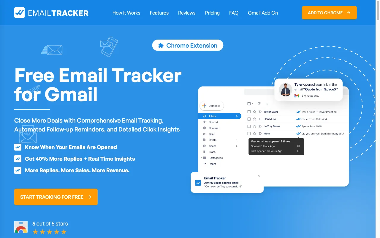 Email Tracker — preview screenshot