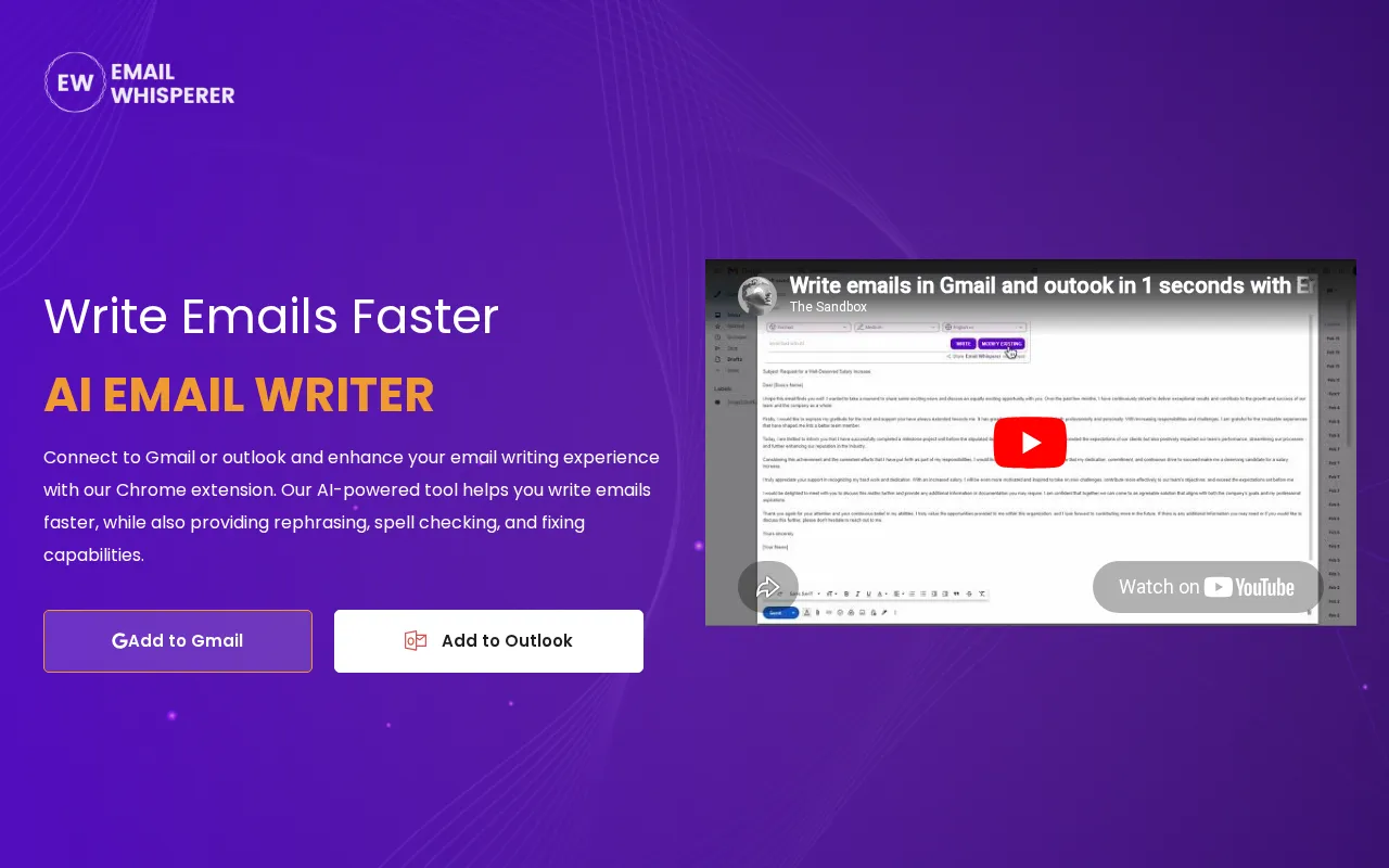 Email Whisperer — preview screenshot
