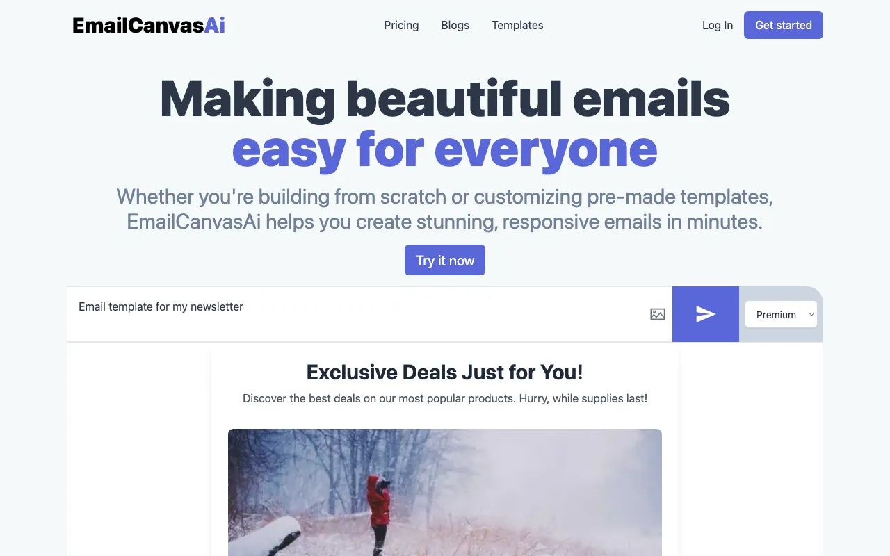 AI Email Templates — preview screenshot