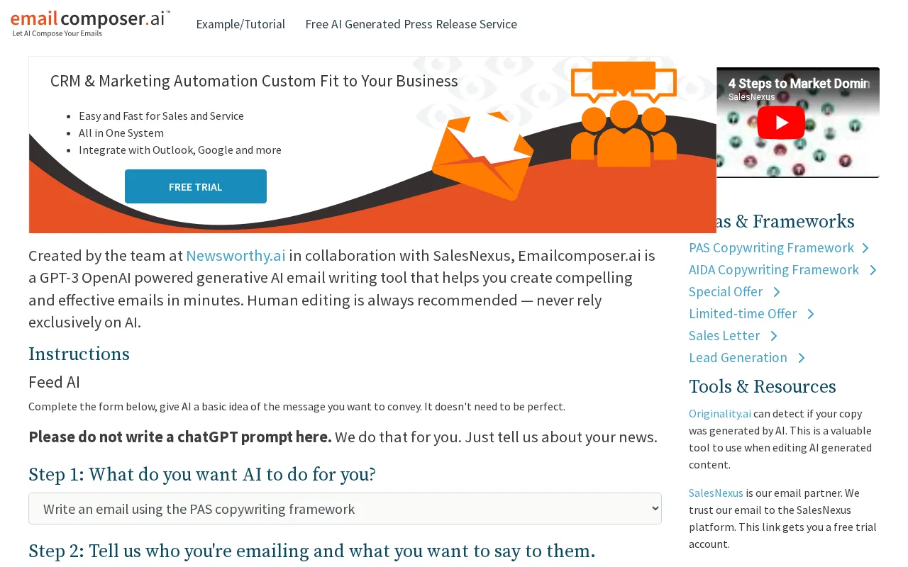 EmailComposer — preview screenshot