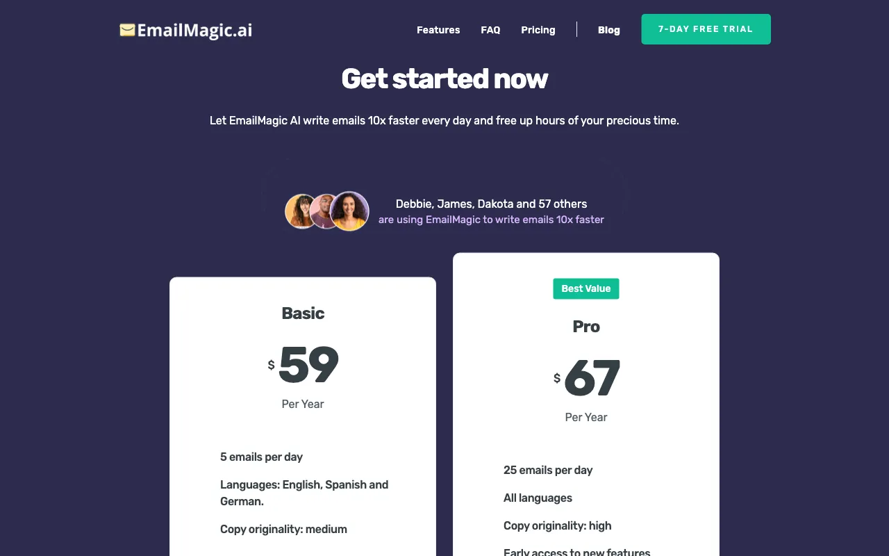 MagicApps — pricing page