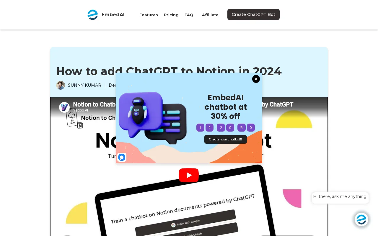 EmbedAI — preview screenshot