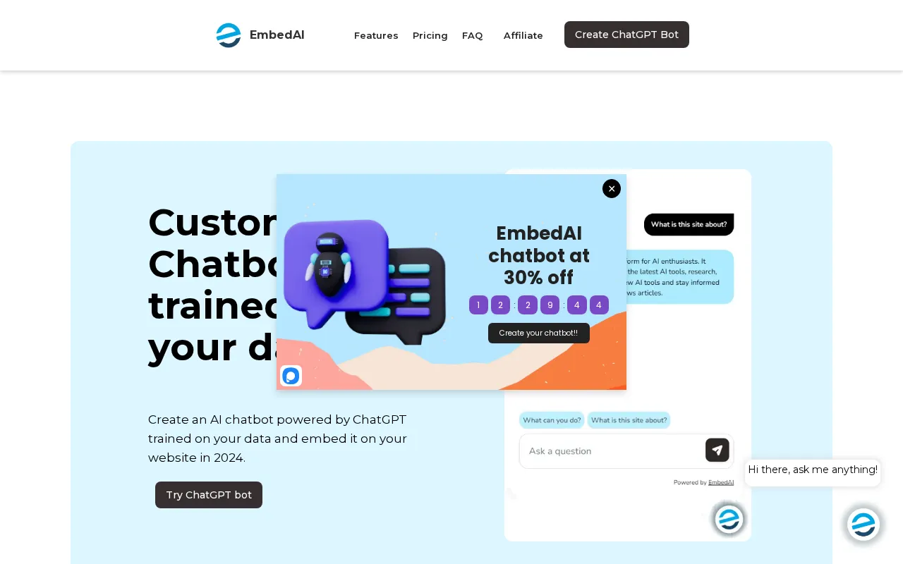 EmbedAI — preview screenshot
