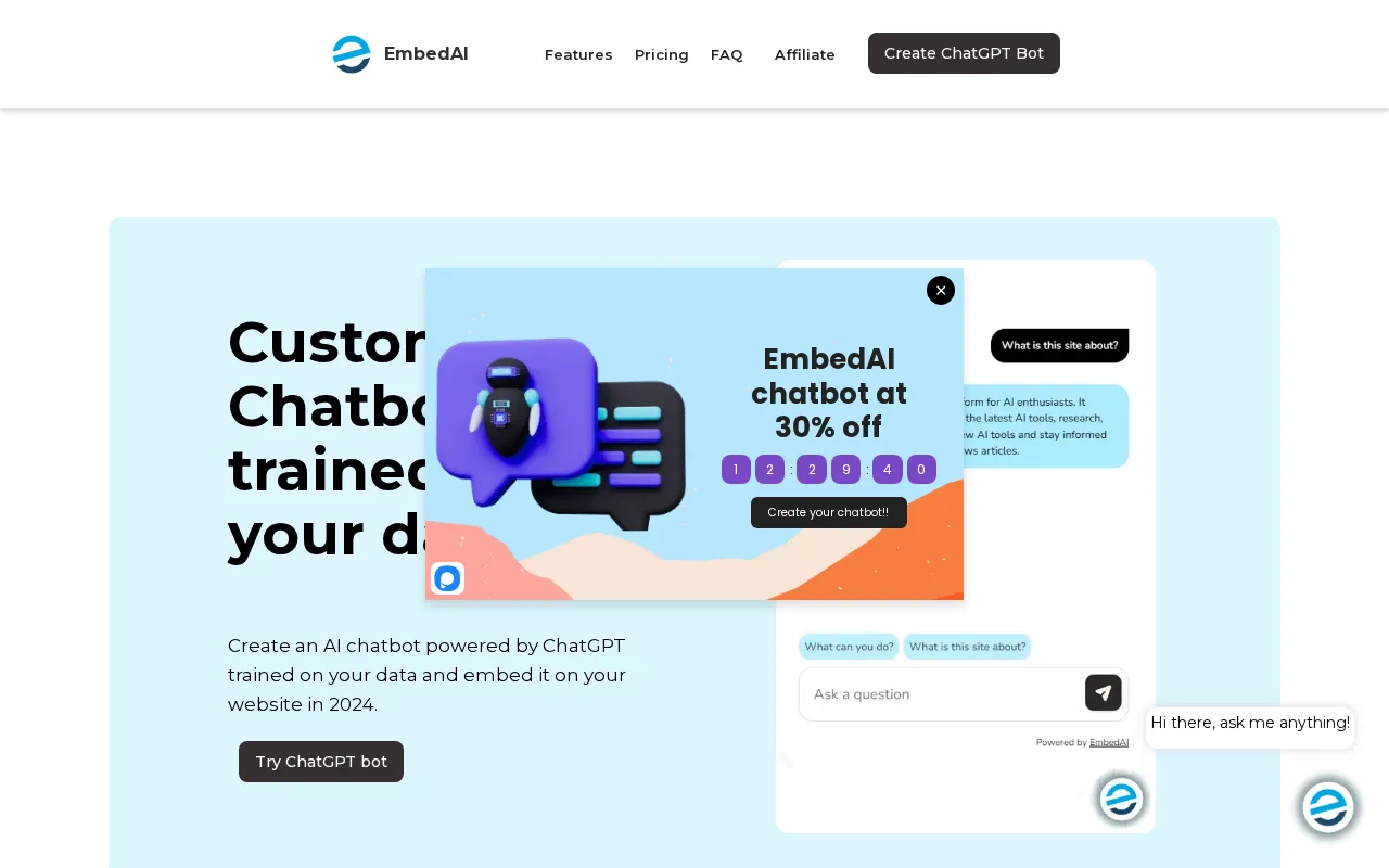 EmbedAI — preview screenshot