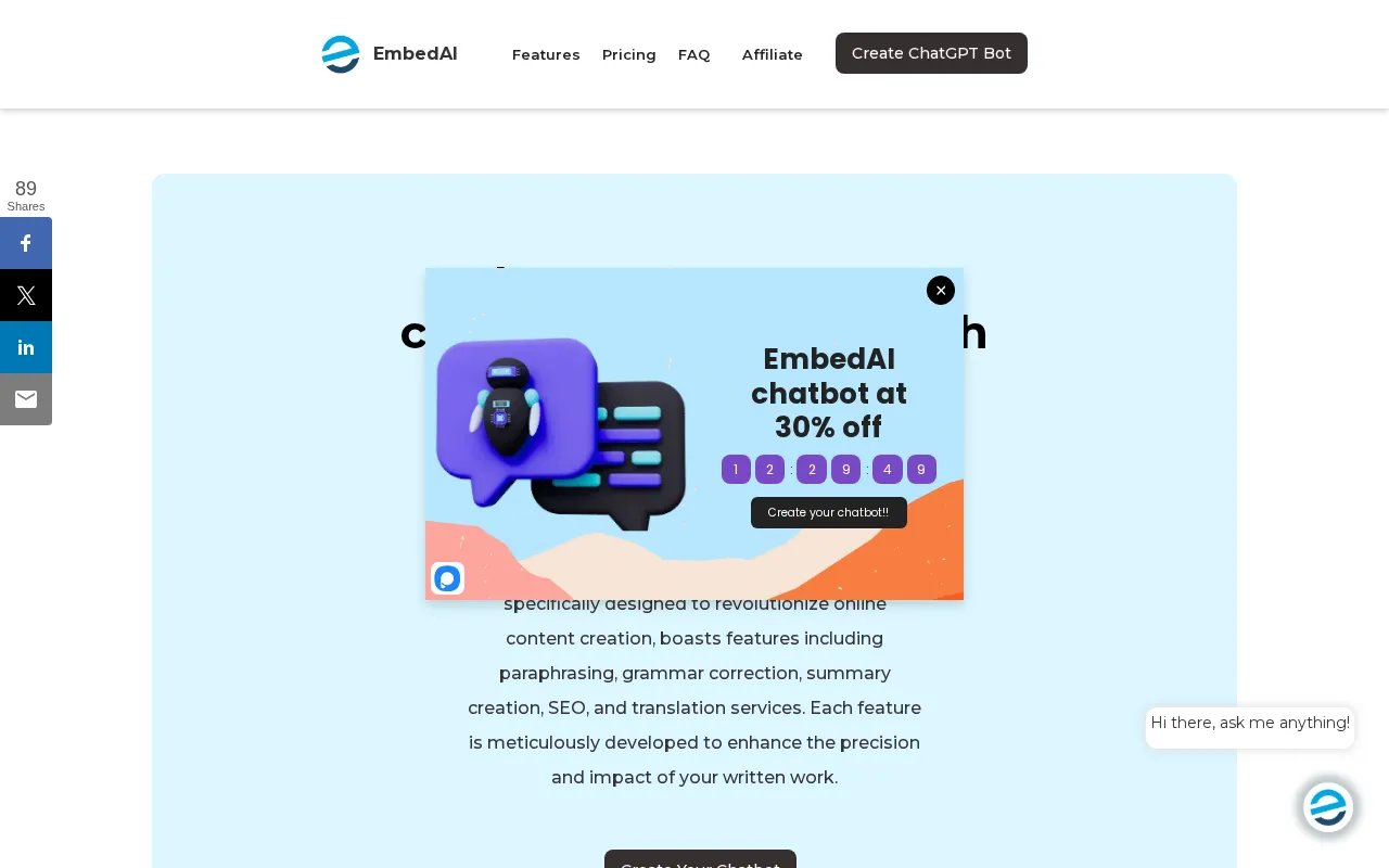 EmbedAI — preview screenshot