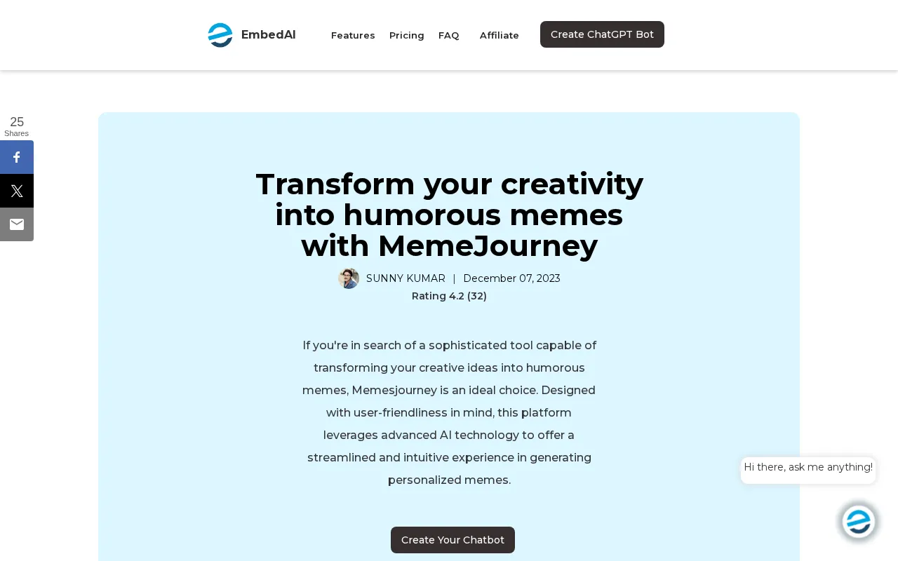 EmbedAI — preview screenshot