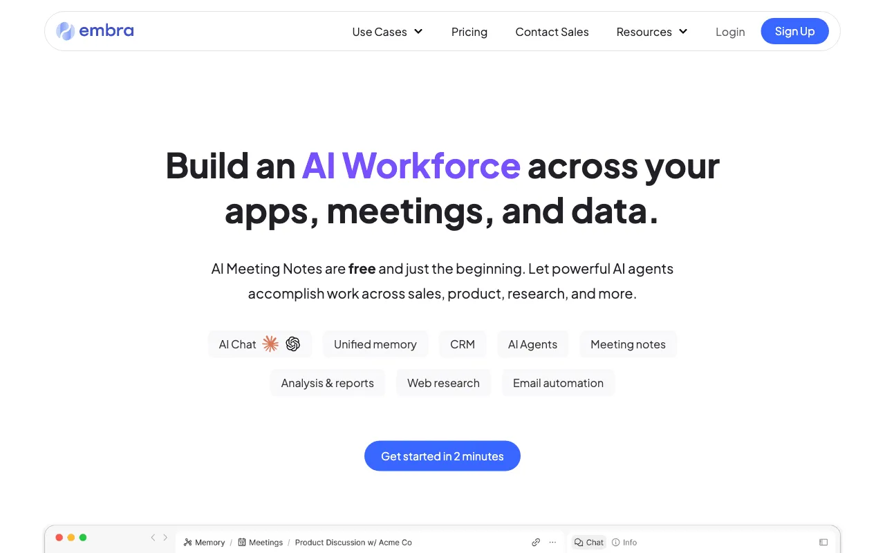 Embra — preview screenshot