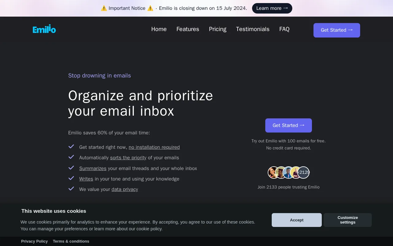 Emilio — preview screenshot