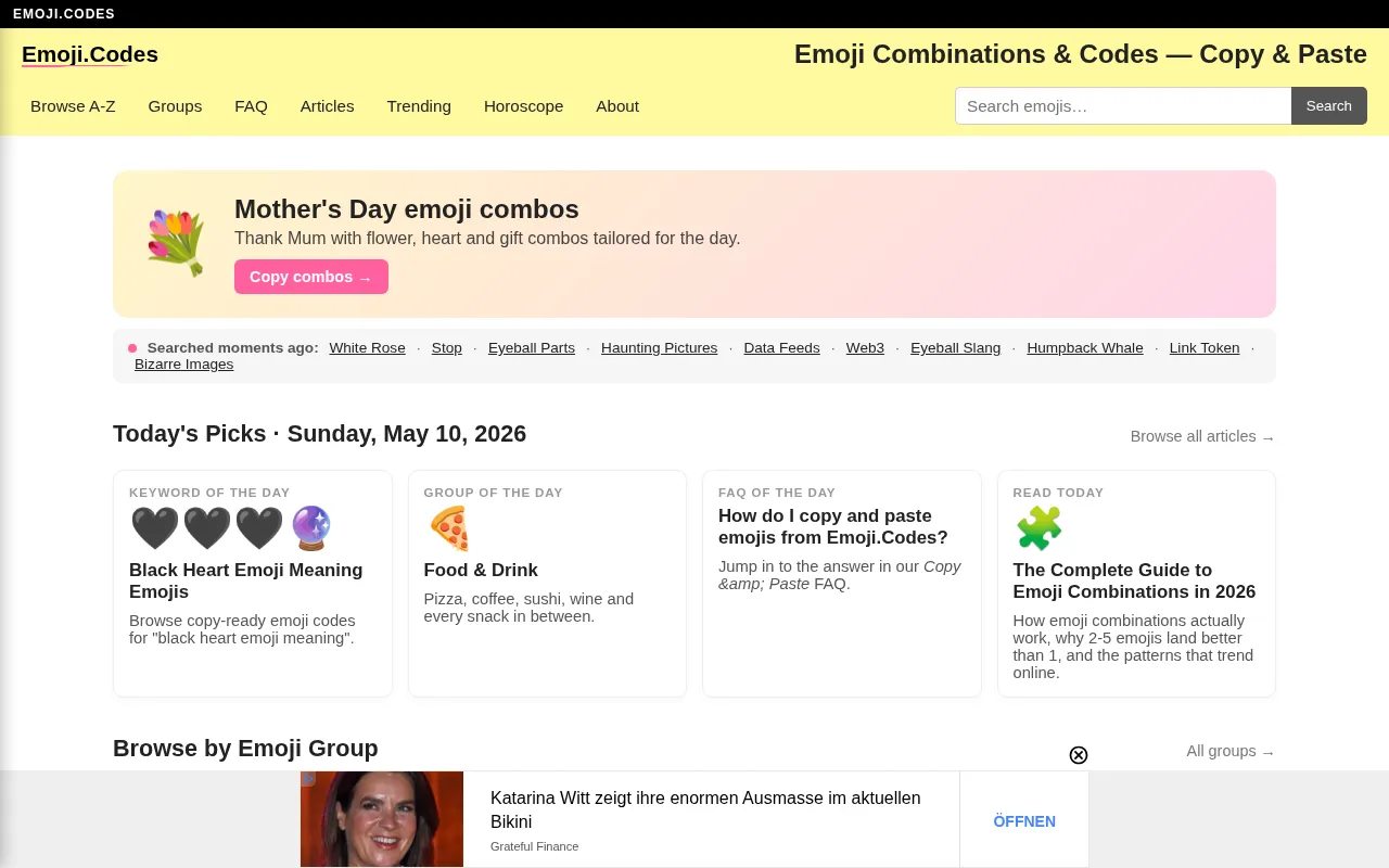 Emoji.Codes — preview screenshot
