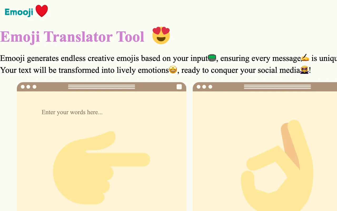 Emooji — preview screenshot