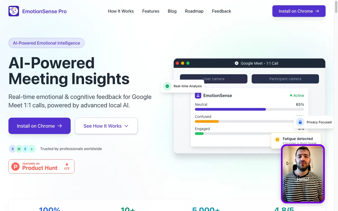 EmotionSense Pro — preview screenshot