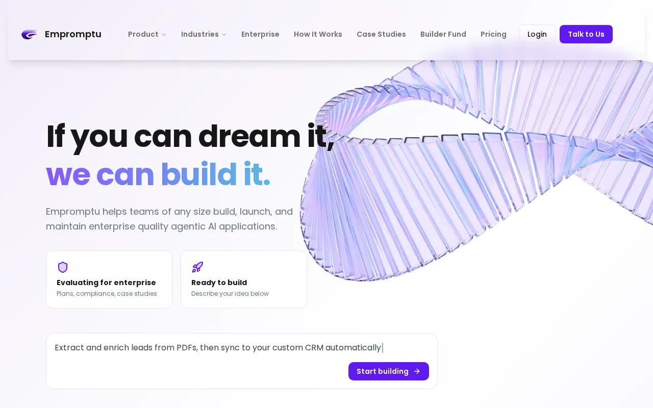 Empromptu — preview screenshot