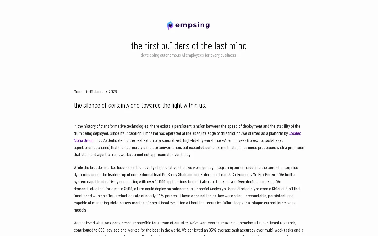 Empsing — preview screenshot