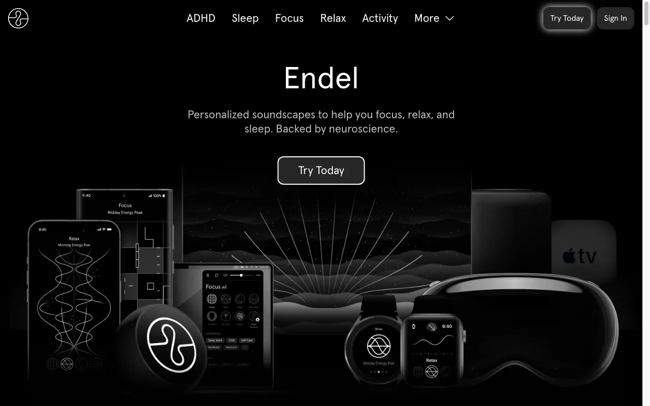 Endel — preview screenshot