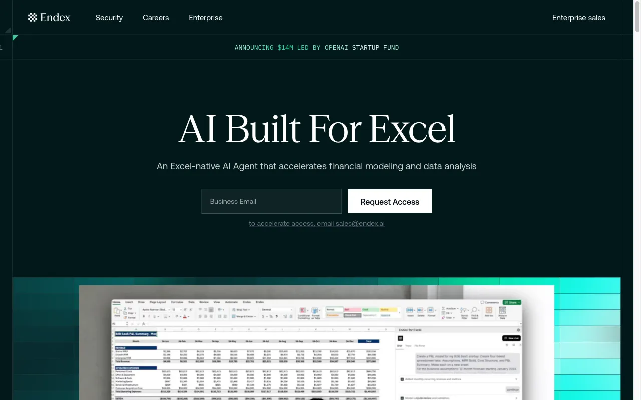 Endex AI Agent — preview screenshot